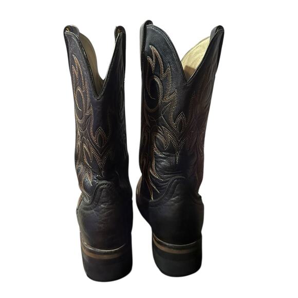 Durango Vintage Women’s Brown Black Embroidered Boots Western Size 6.5 M Used - Picture 4 of 8